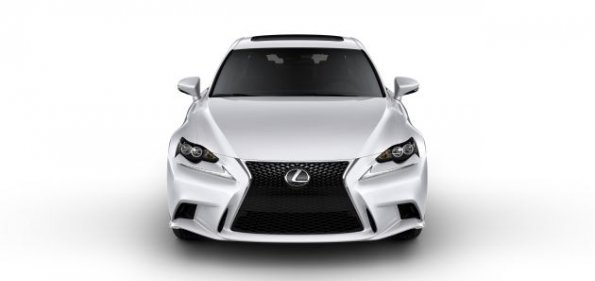 Die Frontansicht des Lexus IS 250