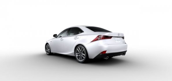 Heckpartie des Lexus IS 250