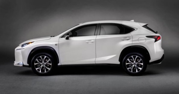 Die Silhouette des Lexus NX