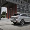 Die Heckpartie des Lexus RX 450H 