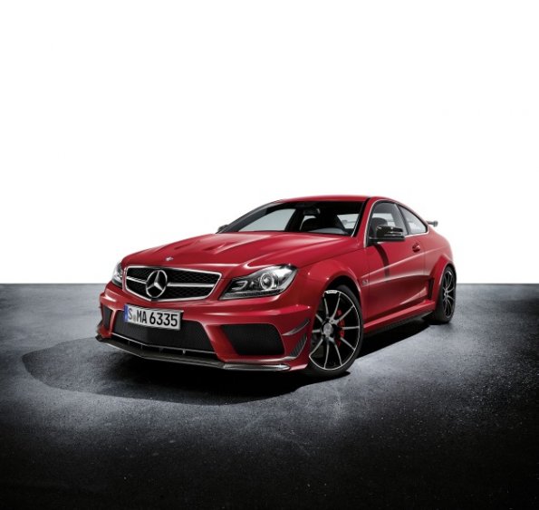 Die Frontpartie der M-Klasse Coupé C 63 AMG Black Series