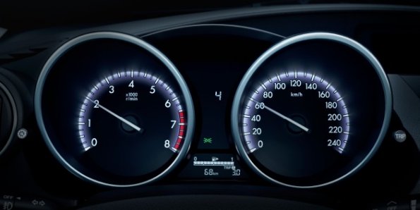 Die Instrumente im Mazda 3