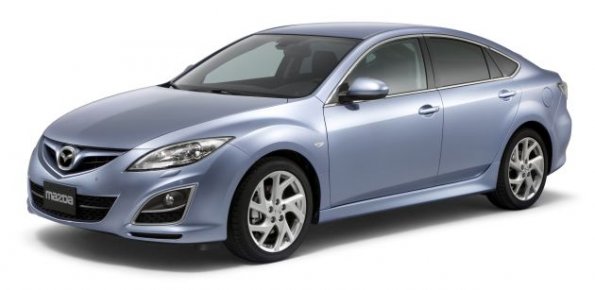 Front- und Seitenansicht des Mazda6