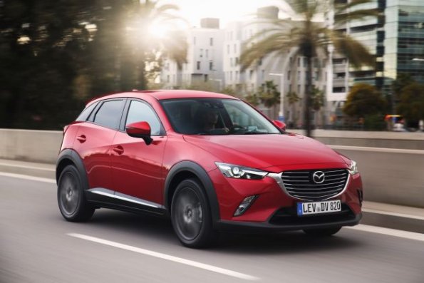 Seitenansicht des Mazda CX-3