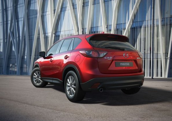 Die Heckpartie des Mazda CX-5