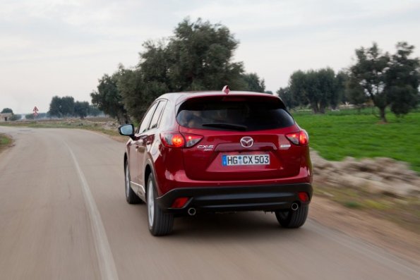 Die Heckpartie des Mazda CX-5