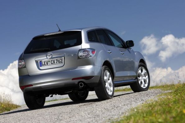 Die Heckpartie des Mazda CX-7