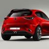 <p>Die Heckpartie des Mazda Hazumi</p>