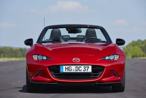 Frontansicht des Mazda MX-5