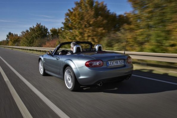 Die Heckpartie am Mazda MX5