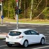 Eine Fahraufnahme des Mazda3 Active