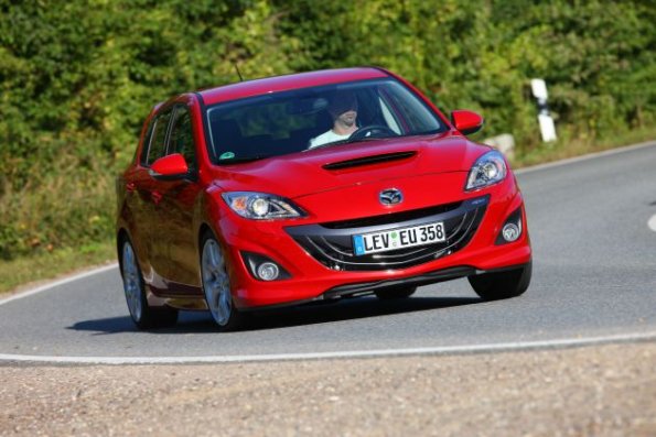 Frontansicht des Mazda3 MPS