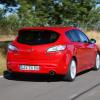 Die Heckpartie des Mazda3 MPS