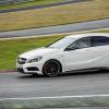 Die Seitenpartie des Mercedes-Benz A 45 AMG (W 176) 2012