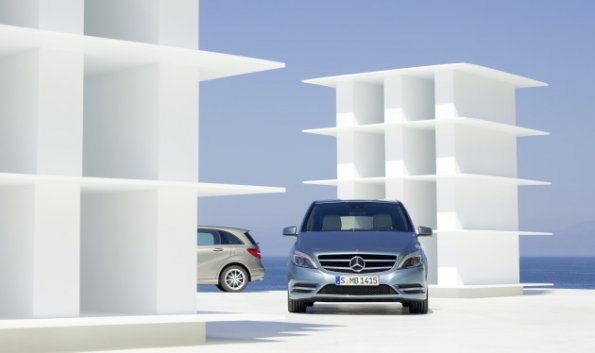 Außenansicht der Mercedes-Benz B-Klasse