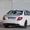 Die Heckpartie des Mercedes-Benz C 63 AMG (W 204) 2010