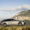 Die Silhouette des Mercedes-Benz CLS 400 Shooting Brake (X 218) 2014; Exterieur: Sport Paket AMG, designo manganitgrau magno; Interieur: design Leder Exklusiv Semianilin sattelbraun/seidenbeige