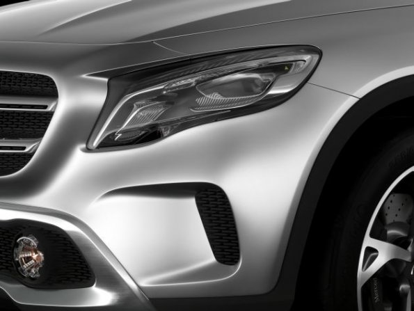 Detail am Mercedes-Benz GLA Showcar Studio; 2013