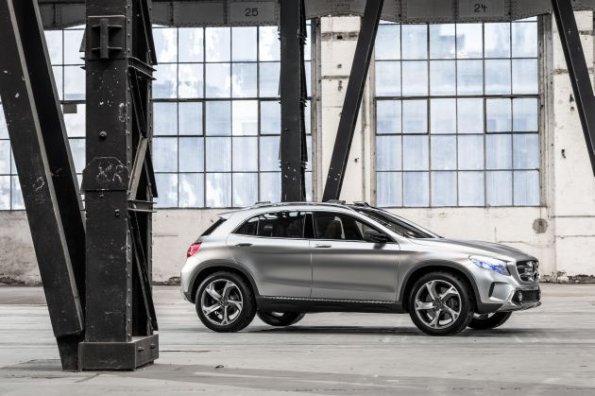 Seitenansicht des Mercedes-Benz GLA Showcar; 2013