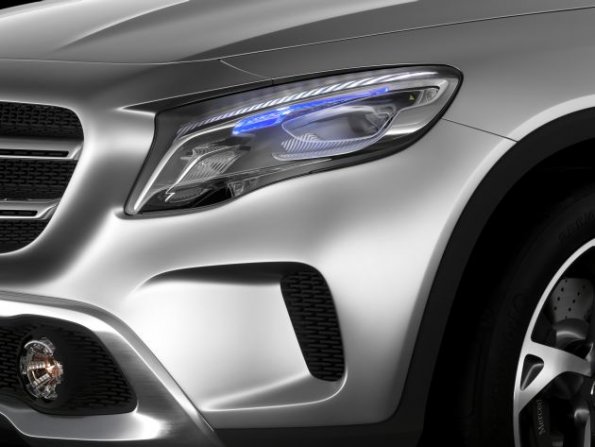 Detail am Mercedes-Benz GLA Showcar Studio; 2013