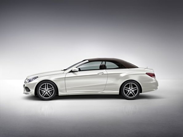 Die Silhouette der Mercedes-Benz E-Klasse Cabrio, E 350 BlueTec, (A 207), 2013