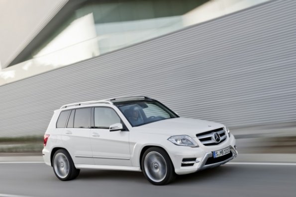 Front- und Seitenansicht des Mercedes-Benz GLK