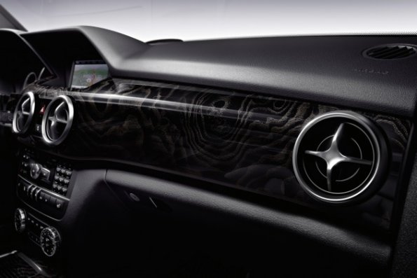 Detailaufnahme aus dem Mercedes-Benz GLK