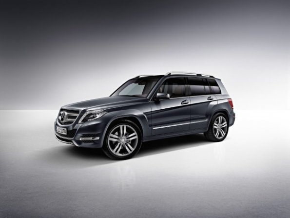 Front- und Seitenpartie des Mercedes-Benz GLK