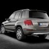 Die Aufnahme zeigt die Heckpartie des Mercedes-Benz GLK