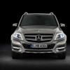 Die Frontansicht des Mercedes-Benz GLK mit aktiviertem Licht<br />