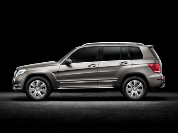 Die Silhouette des neuen Mercedes-Benz GLK