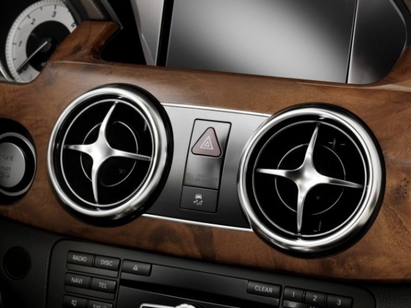 Detail aus dem Innenraum des Mercedes-Benz GLK