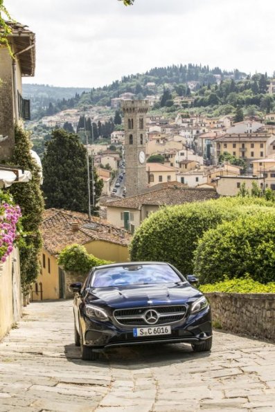 Die Frontpartie der Mercedes Benz S-Klasse Coupé