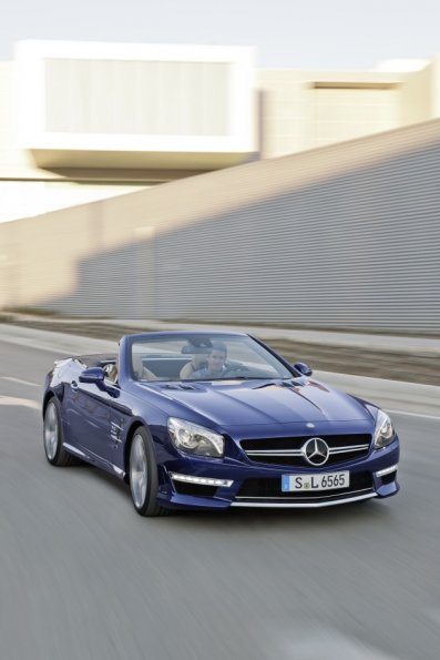 Frontansicht des Mercedes-Benz SLS 65 AMG