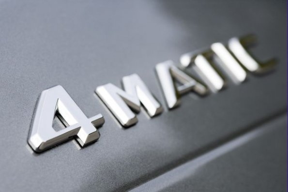 Das Label auf dem Mercedes C-Klasse 4MATIC