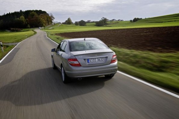 Die Heckansicht des C 350 CGI Blue Efficiency