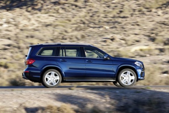 Seitenansicht des Mercedes GLK