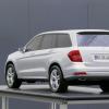 Heck- und Seitenansicht des Mercedes GLK