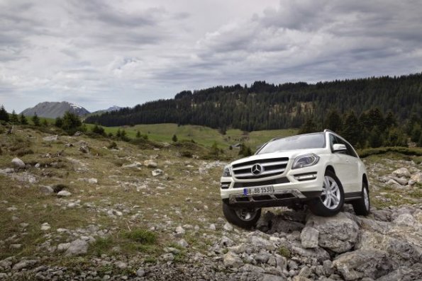 Front- und Seitenansicht des Mercedes GLK