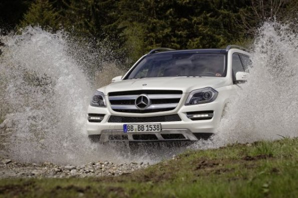 Frontansicht des Mercedes GLK