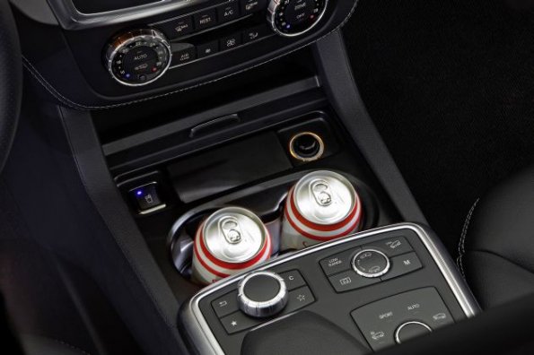 Detailaufnahme aus dem Mercedes GLK