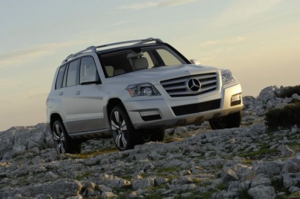 Front- / Seitenansicht des Mercedes Vision GLK 1