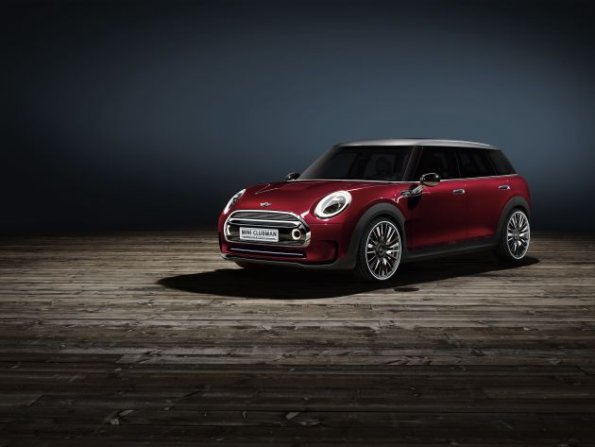 Die Fahrzeugfront des Mini Clubman Concept