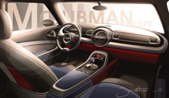 Innenraumaufnahme aus dem Mini Clubman Concept