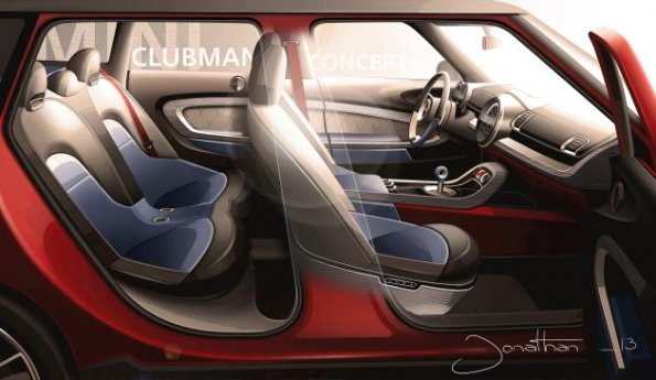 Innenraum des Mini Clubman Concept