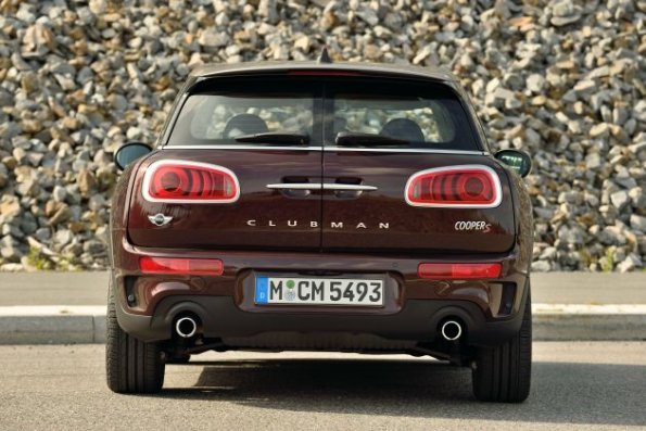 Heckpartie des Mini Clubman 