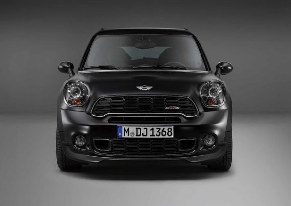 Frontansicht des Mini Frozen Black Metallic