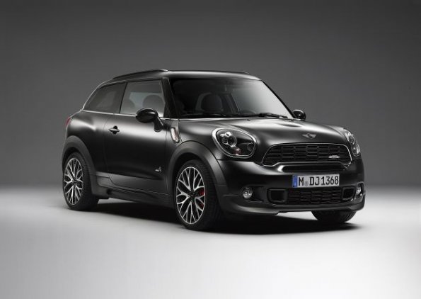 Front- und Seitenansicht des Mini Frozen Black Metallic