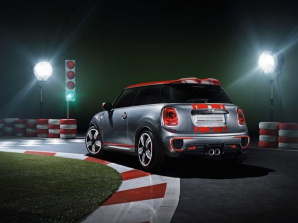 Die Heckpartie des Mini John Cooper Works Concept