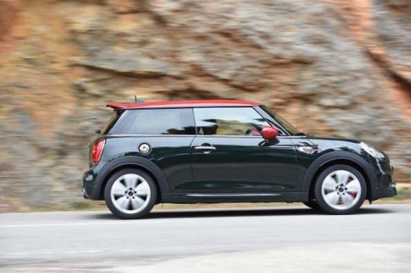 Seitenansicht des Mini John Cooper Works